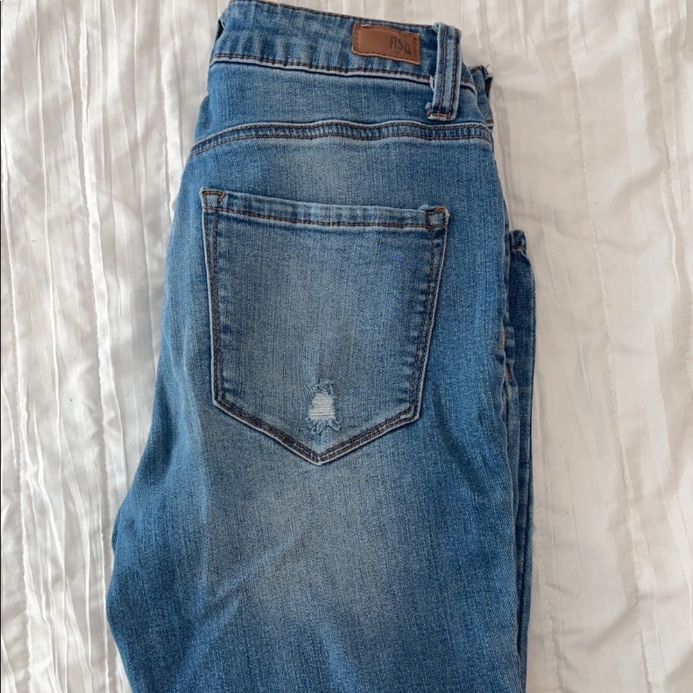 medium wash jeans